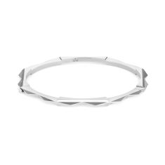 Gucci Link to Love Studded Bracelet in White Gold