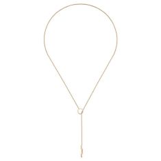 Gucci Link To Love Yellow Gold Lariat Necklace REEDS Jewelers
