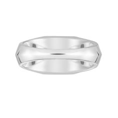 Gucci Trademark 10mm Thin Sterling Silver Ring