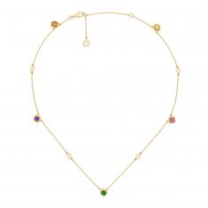 Gucci multicolor necklace best sale
