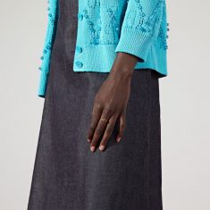 Gucci Yellow Gold Interlocking G Ring with Tourmaline