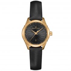 Hamilton Jazzmaster Lady Quartz Black Satin Strap Watch | 30mm | H32201430