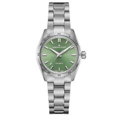 Hamilton Jazzmaster Performer Auto Green Dial Stainless Steel Bracelet Watch 34mm - H36105160