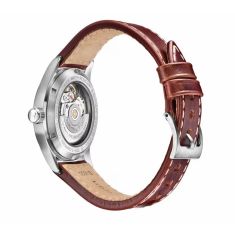 Hamilton Khaki Field Automatic Silver Dial Brown Leather Strap Watch 38mm - H70455553