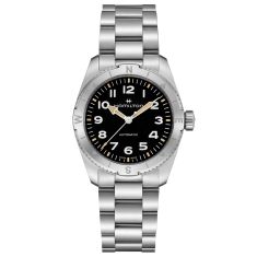 Hamilton Khaki Field Expedition Auto Black Dial Stainless Steel Watch | 37mm | H70225130