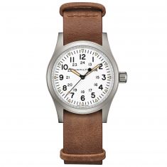 Hamilton Khaki Field Mechanical Brown Leather Strap Watch H69439511