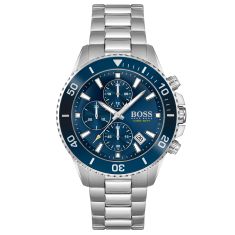 Hugo Boss Admiral Chronograph Blue Dial Stainless Steel Bracelet Watch | 45mm | 1513907