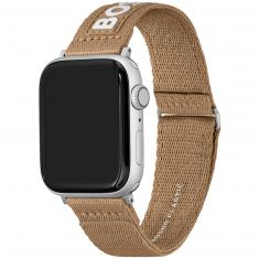 Hugo Boss Apple Watch Strap | Beige Ocean-Bound Plastic | 42 & 44mm | 1560047