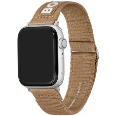 Hugo Boss Apple Watch Strap | Beige Ocean-Bound Plastic | 42 & 44mm | 1560047