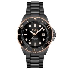 Hugo Boss Black Ionic-Plated Bracelet Watch | 43mm | 1514013