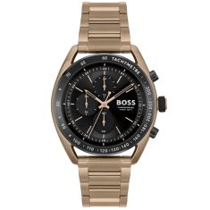 Hugo Boss Ionic Chronograph Gold-Tone Bracelet Watch | 44mm | 1514027