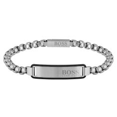 Hugo Boss Stainless Steel ID Bracelet | Men's