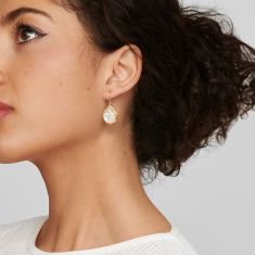 IPPOLITA Clear Quartz Medium Teardrop Earrings in Yellow Gold - ROCK CANDY
