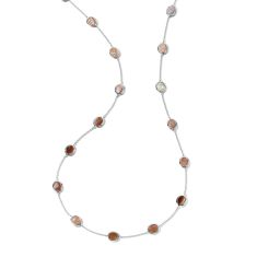 IPPOLITA Confetti Brown Shell Necklace in Sterling Silver | POLISHED ROCK CANDY