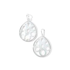 IPPOLITA Large Lace Mother-of-Pearl Teardrop Earrings in Sterling Silver - POLISHED ROCK CANDY