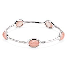 IPPOLITA Pink Shell 5-Station Bangle Bracelet in Sterling Silver | ROCK CANDY