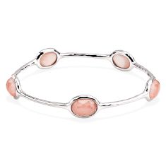 IPPOLITA Pink Shell 5-Station Bangle Bracelet in Sterling Silver - ROCK CANDY