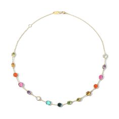 IPPOLITA Short Confetti Yellow Gold Necklace in Summer Rainbow - ROCK CANDY