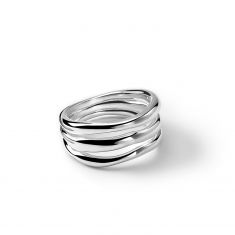 IPPOLITA Squiggle Ring in Sterling Silver - CLASSICO - Size 7