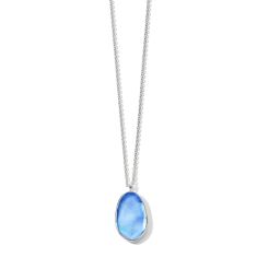 IPPOLITA Sterling Silver Cushion-Cut Pendant Necklace in Lapis Triplet - ROCK CANDY