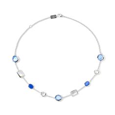 IPPOLITA Sterling Silver Short Mixed-Cut Station Necklace in Corsica - ROCK CANDY