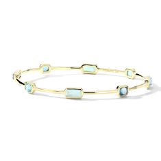 IPPOLITA Yellow Gold Gelato Bangle Bracelet in Waterfall - ROCK CANDY