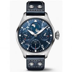 IWC Big Pilot's Watch Perpetual Calendar | Blue Dial | Blue Leather Strap | IW503605