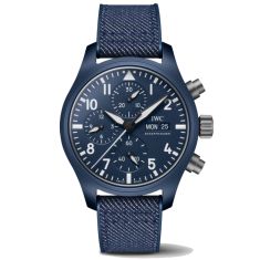 IWC Pilot's Chronograph 41 Top Gun Oceana Blue Watch 41.9mm - IW389404