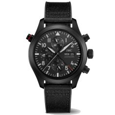 IWC Pilot's Double Chronograph Top Gun Ceratanium Watch 44mm - IW371815