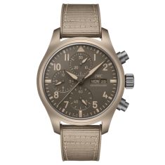 image of IWC Pilot's Watch Chronograph 41 TOP GUN Mojave Desert Brown Strap Watch 41.9mm - IW389402 with sku:20461091