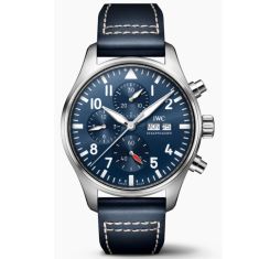 IWC Pilot's Watch Chronograph | Blue Dial | Blue Leather Strap | IW378003