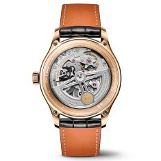IWC Portugieser Automatic 40 Black Dial Black Leather Strap Watch 40mm - IW358401
