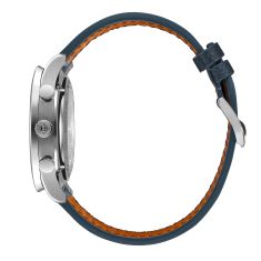 IWC Portugieser Chronograph Blue Dial Light Blue Leather Strap 41mm - IW371626