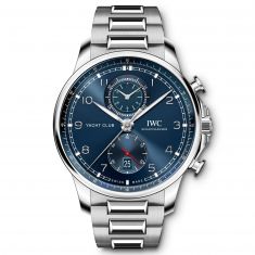 IWC Portugieser Yacht Club Chronograph Watch, Blue Dial IW390701