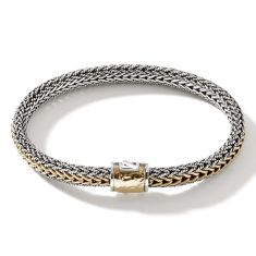 John Hardy Classic Chain Reversible Two-Tone Bracelet | 7mm