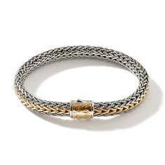 John Hardy Classic Chain Reversible Two-Tone Bracelet | 8mm