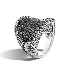 John Hardy Classic Chain Saddle Ring - Size 7