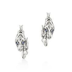 John Hardy Legends Naga Sterling Silver Hoop Earrings