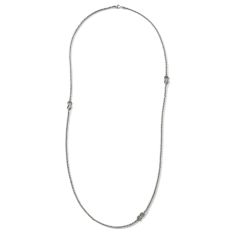 John Hardy Love Knot Station Sterling Silver Necklace | 2.5mm | 36 Inches