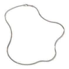 John Hardy Sterling Silver Curb Chain Necklace | 3.9mm