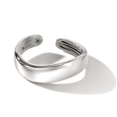 John Hardy Surf Sterling Silver Kick Cuff Bracelet | 18.5mm | Medium