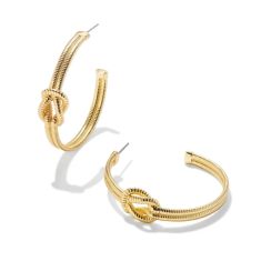 Kendra Scott Annie Hoop Earrings in Gold-Plated