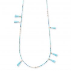 Kendra Scott Augusta Necklace in Aqua Mix Howlite