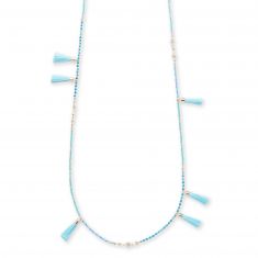 Kendra Scott Augusta Necklace in Aqua Mix Howlite