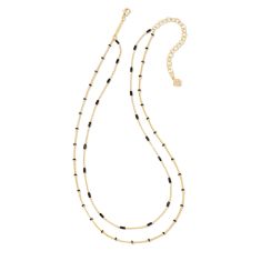 Kendra Scott Dottie Multi-Strand Necklace in Black