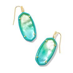 ETRO head-motif single earring - Green