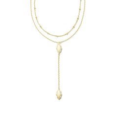 Kendra Scott Genevieve Multi Strand Y Necklace, Gold-Plated