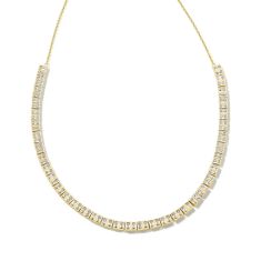 Kendra Scott Gracie Gold-Plated Tennis Necklace in White Cubic Zirconia