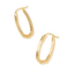 Kendra Scott Heather Hoop Earrings, Gold-Plated