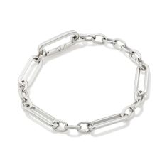 Kendra Scott Heather Link and Chain Bracelet, Rhodium-Plated